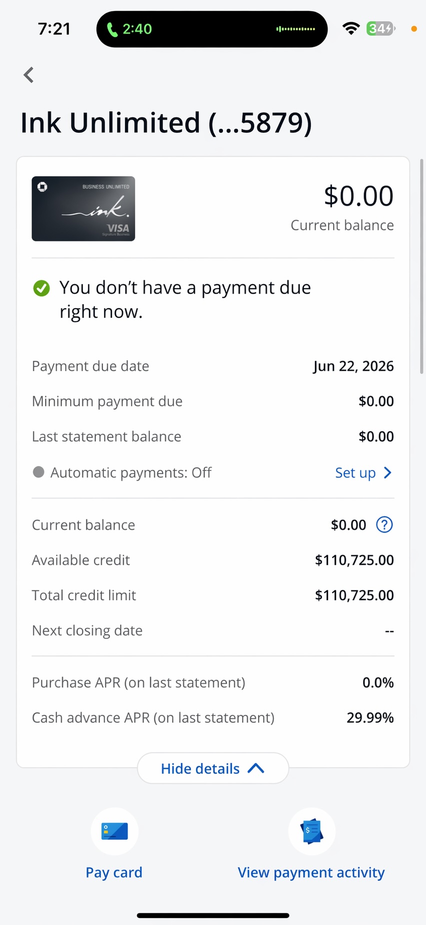 Client - $110K approval