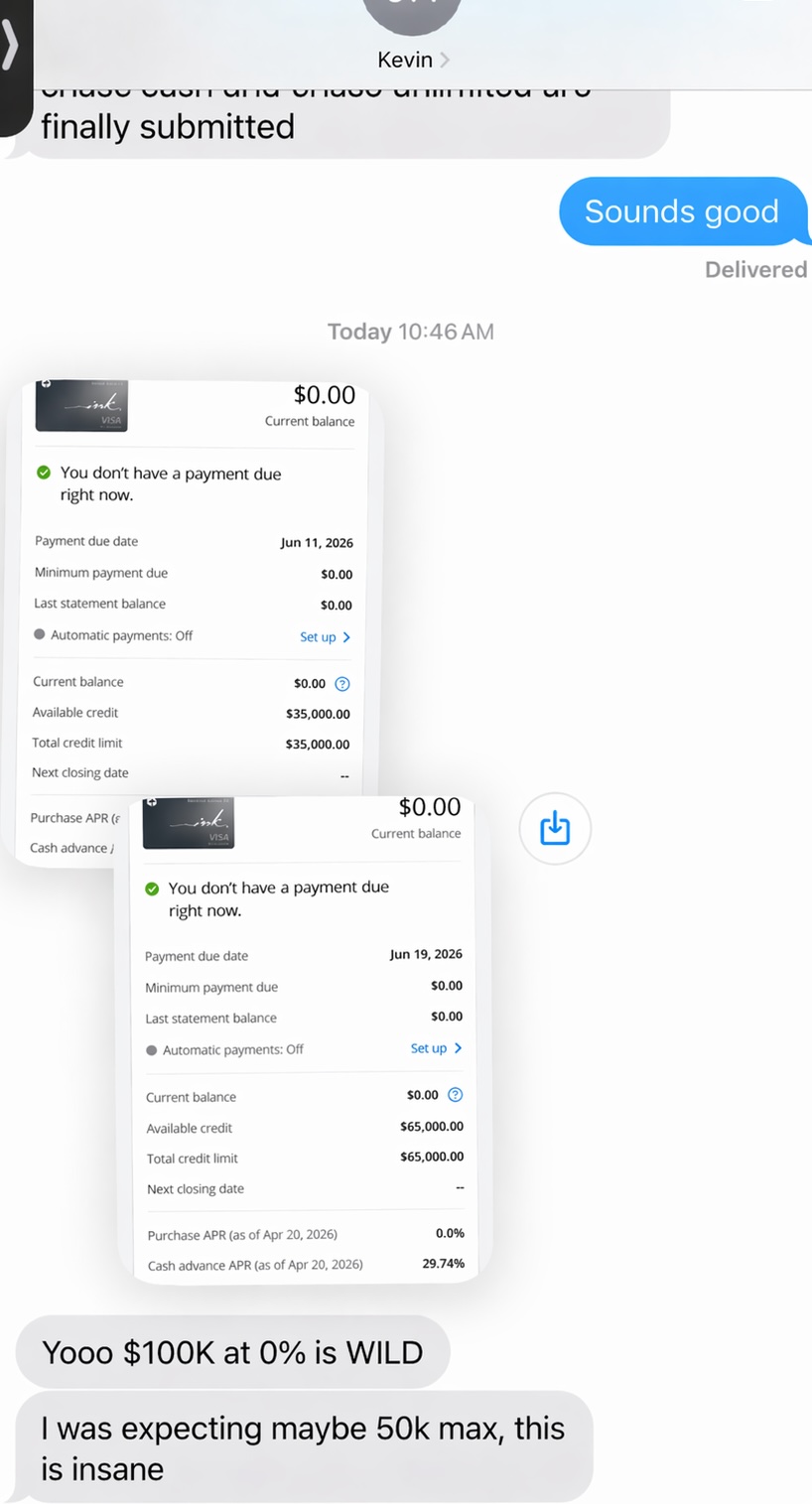 Kevin - $100K approval