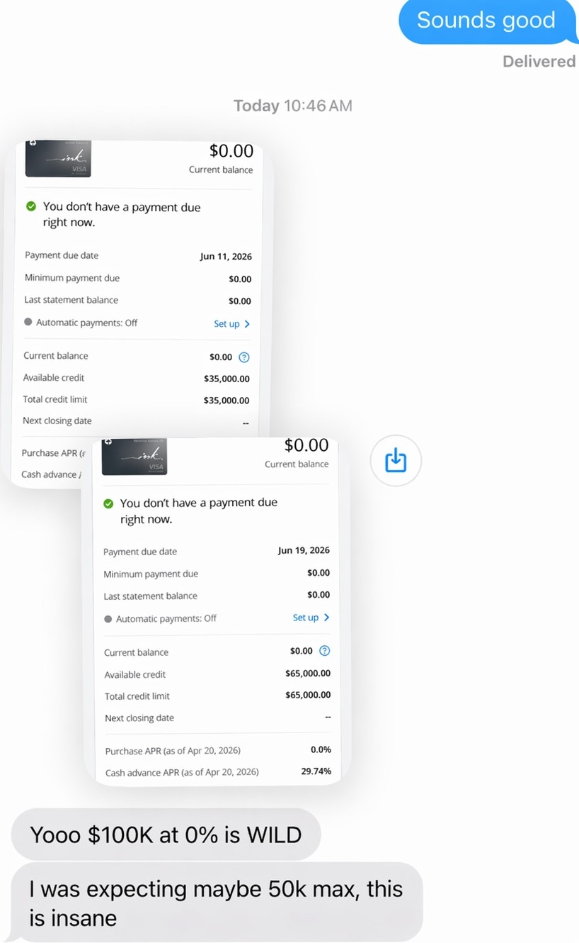 Kevin C. - $100K approval screenshot